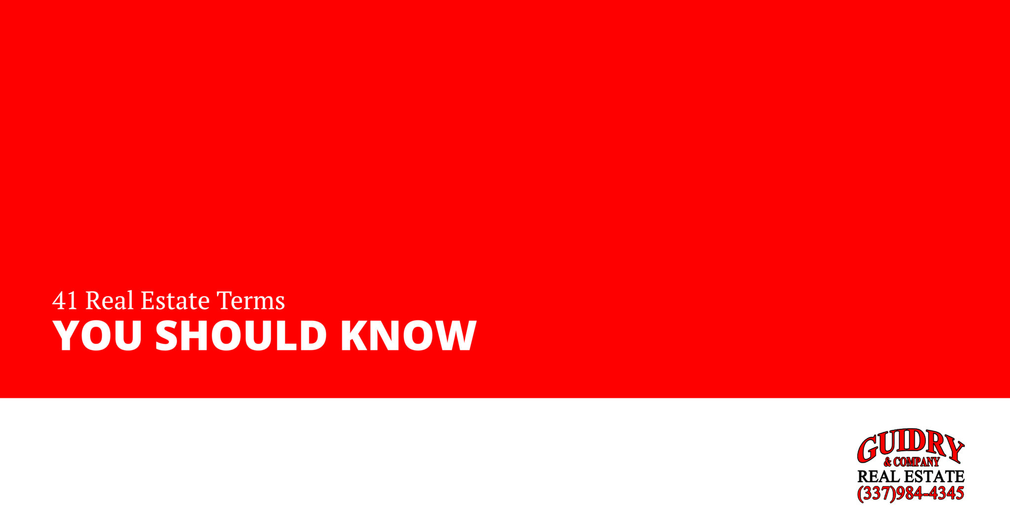 Real Estate Terms To Know For Test Real Estate Terms To Know For Test